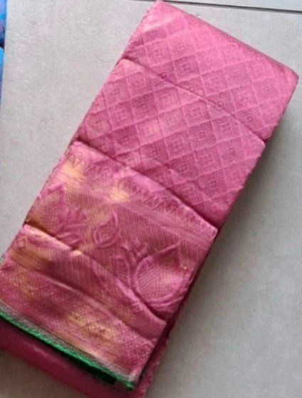 Vestiti: Indische Sari / Saree / Sari Stoff ca.5m – Nuovo e nell'imballaggio originale da Rotkreuz venduto da keerthdi 2