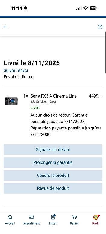Camcorder: Sony FX3 + Poignée XLR + Cage Tilta – Gebraucht aus Préverenges von lee_2wp6 4