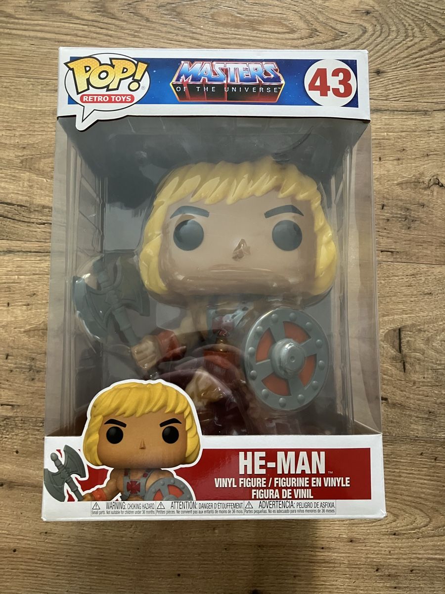 Funko Statuette: Funko pop jumbo MOTU He-Man  – Nuovo (secondo la descrizione) da Châtel-St-Denis venduto da Lestresorsdugrenier