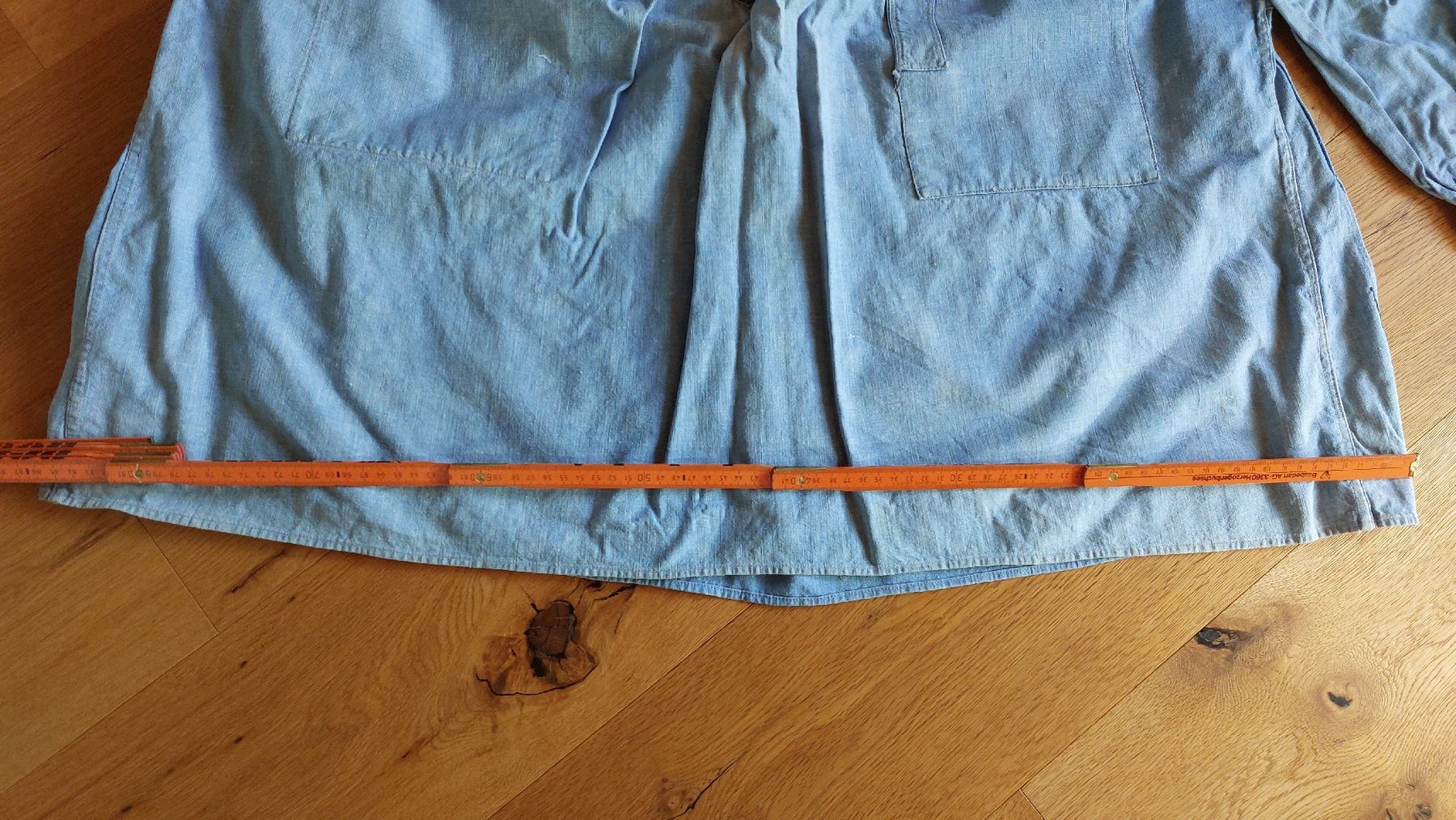 Camicie: Trachtenhemd blau, gebraucht – Difettoso da Thörigen venduto da Mairitterling 4