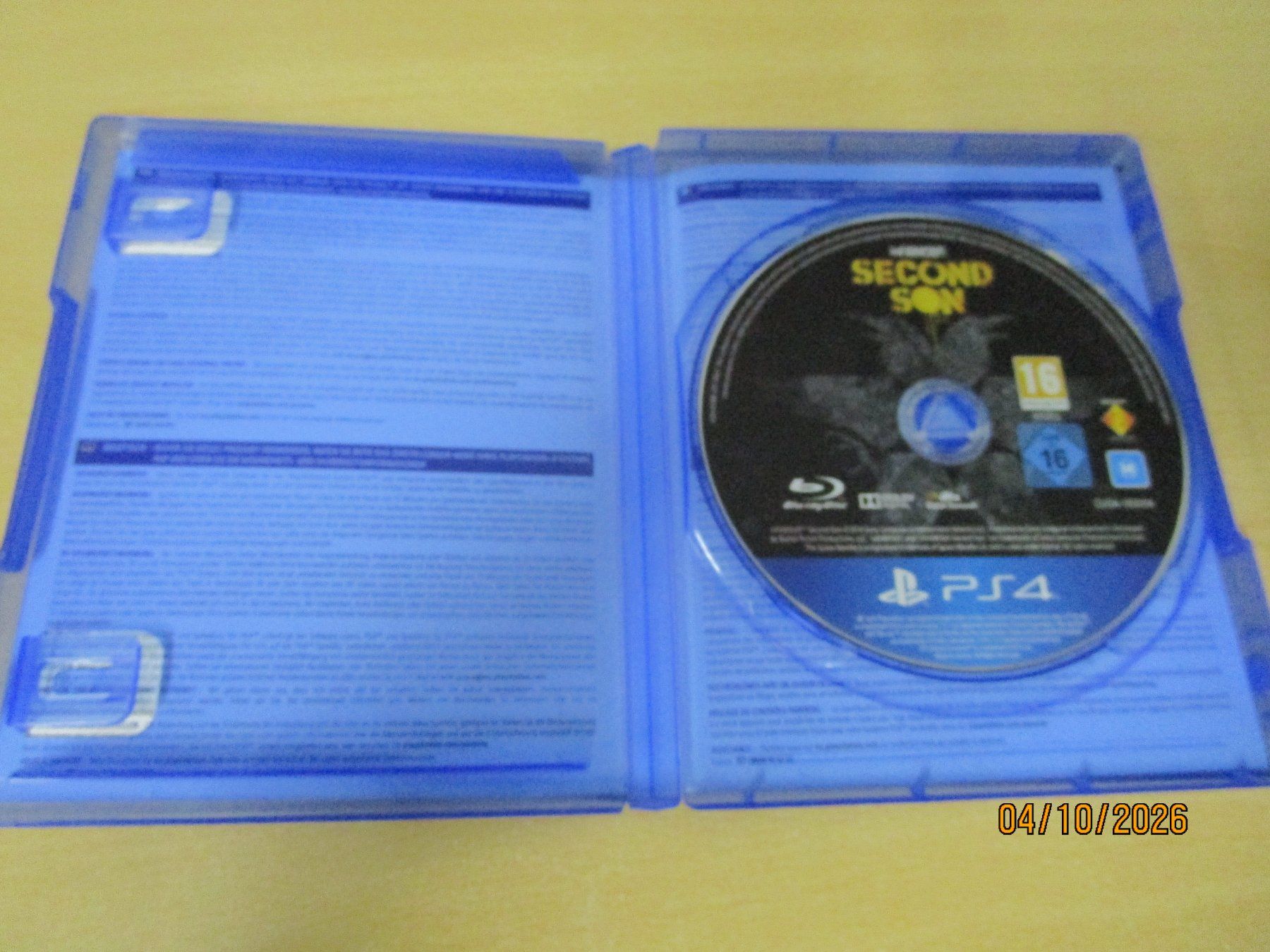 Sony Giochi: inFAMOUS Second Son Playstation 4 PS4 – Usato da Goldau venduto da agestuffer 2