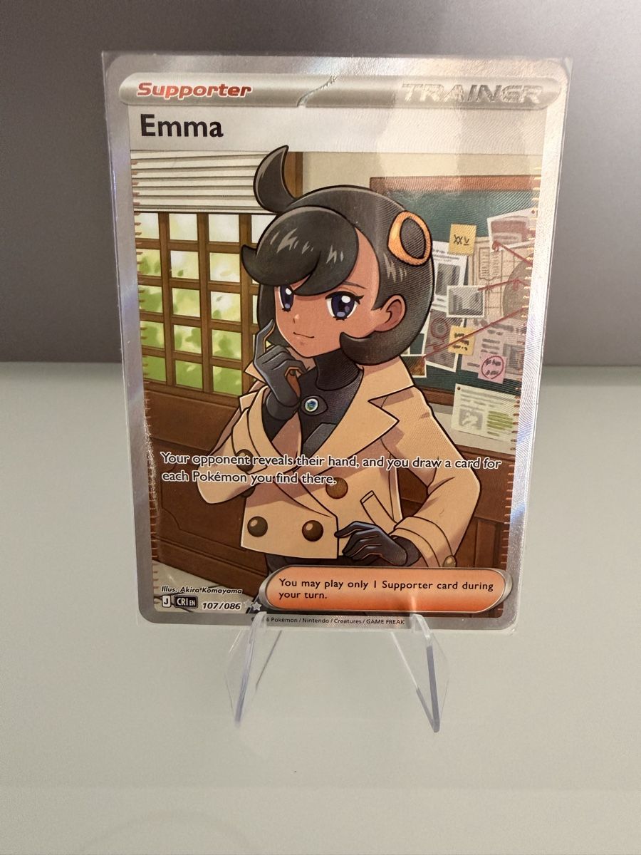 Pokémon Carte collezionabili: Emma 107/086 SR Full Art Supporter  – Nuovo (secondo la descrizione) da Locarno venduto da mar_z75x