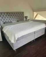 Delux Scandinavia Boxspring hellgrau 200x200