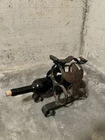 Flaschenhalter aus Metall geschmiedet gebrauchter Zustand