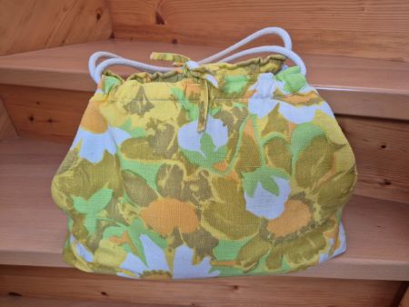 Retro Badetasche in Sommerfarben