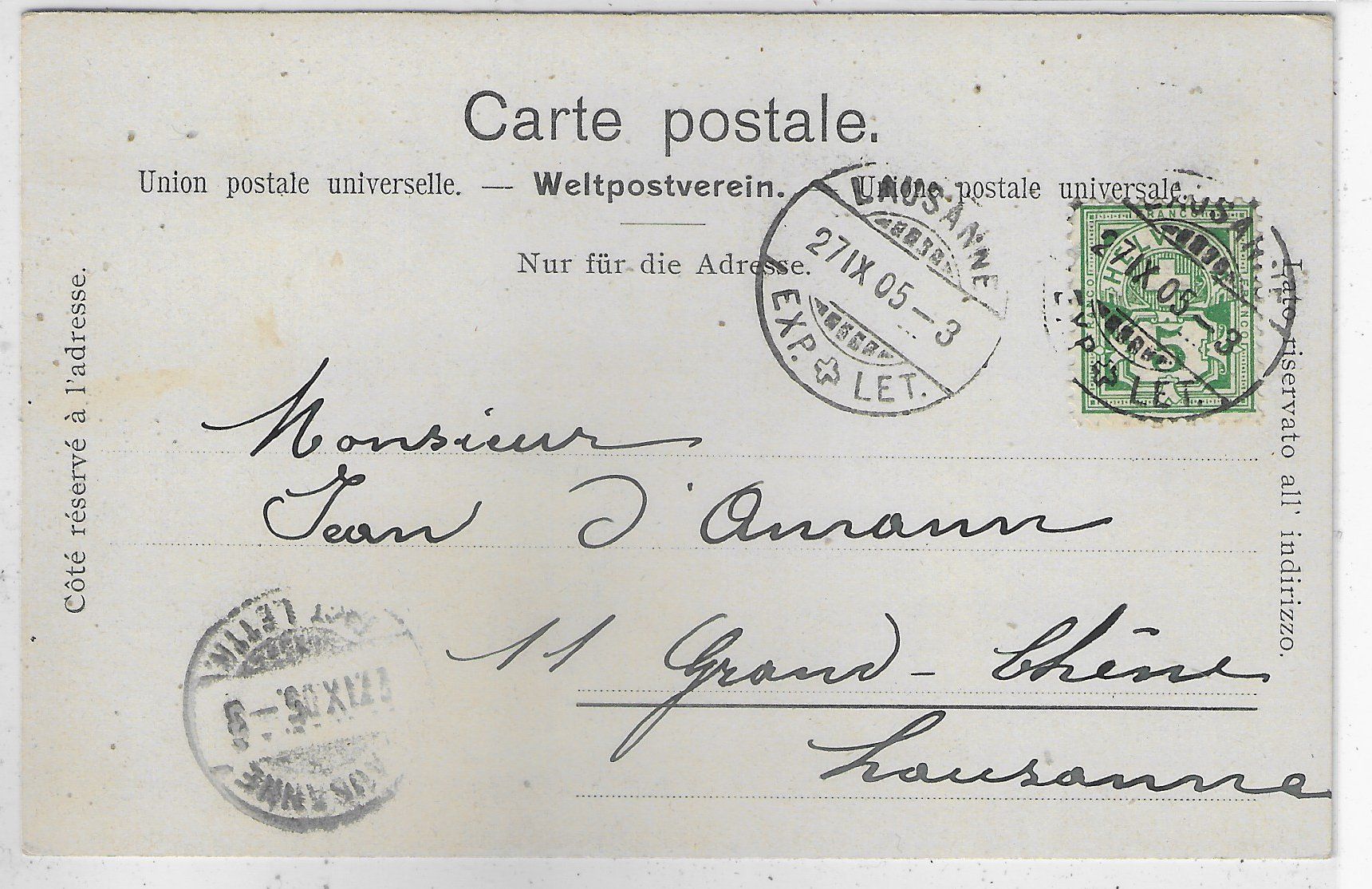 Cartoline postali: Chillon et Montreux - Litho – Usato da Ettingen venduto da Kartenplanet 1