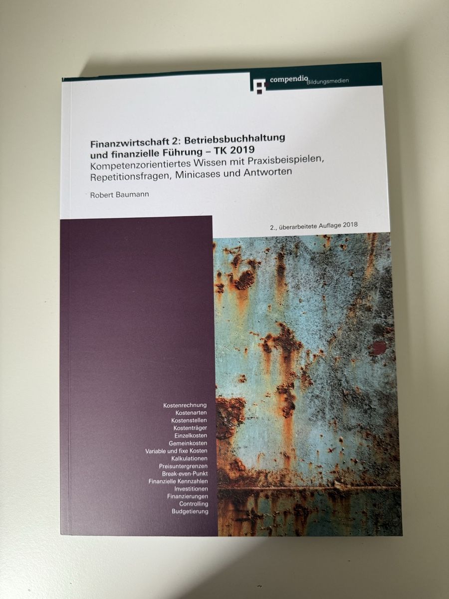 Libri: Finanzwirtschaft 2 TK 2019, Robert Baumann – Nuovo (secondo la descrizione) da Solothurn venduto da delialiliane