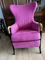 Giorgetti Hochlehener Sessel design Pinke farbe