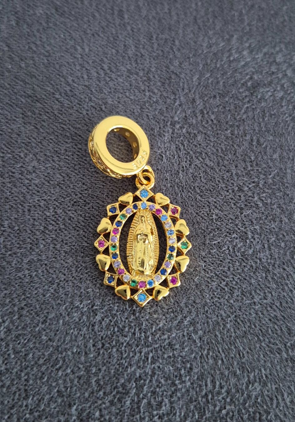 Ciondoli: Silber Charm heilige Maria +Garantie – Nuovo (secondo la descrizione) da Rotkreuz venduto da Carbone_Bijou-Shop