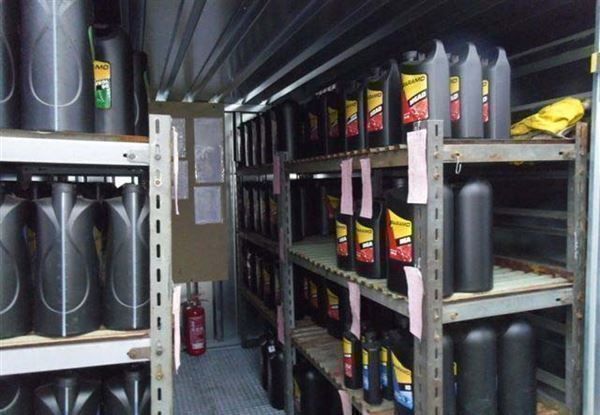 Contenitori edile: Gefahrgutcontainer Sicherheitscontainer Gefahrenstoff – Nuovo e nell'imballaggio originale da Oberrüti venduto da RST-AG.CH 1