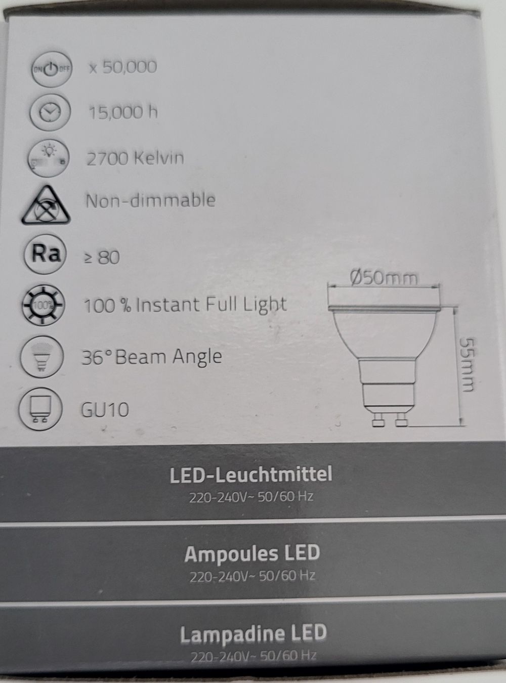 Lampade: Set 5 lampadine led – Nuovo e nell'imballaggio originale da Giubiasco venduto da fas_b82x 2