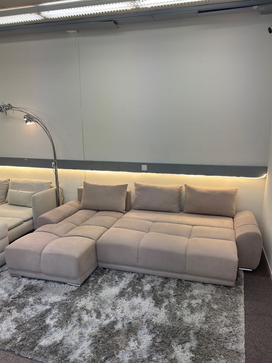 Divani: Ecksofa Sandbeige mit Schlaffunktion – Usato da Fehraltorf venduto da Sofalab.swiss 7