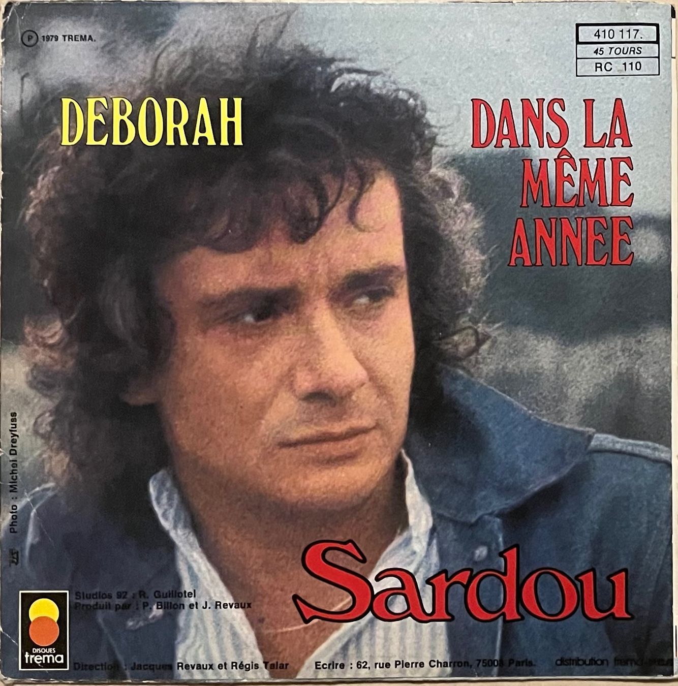 Schallplatten: MICHEL SARDOU - DEBORAH – Gebraucht aus Bussigny von vinyl-pas-cher 1