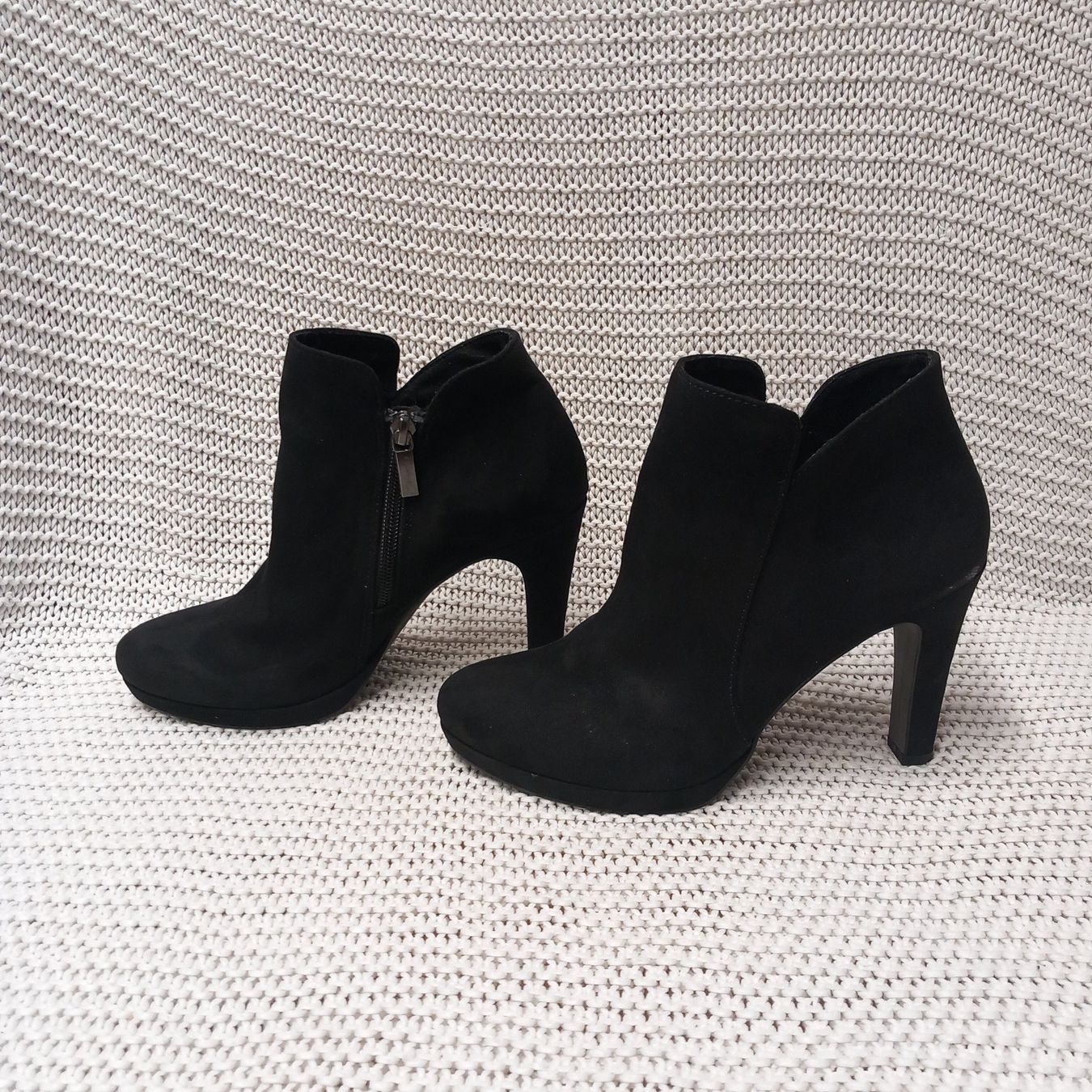 Tamaris Damenschuhe: Tamaris High Heels / Ankle Boots Gr.37 schwarz – Gebraucht aus Gwatt (Thun) von umwelt-brocki