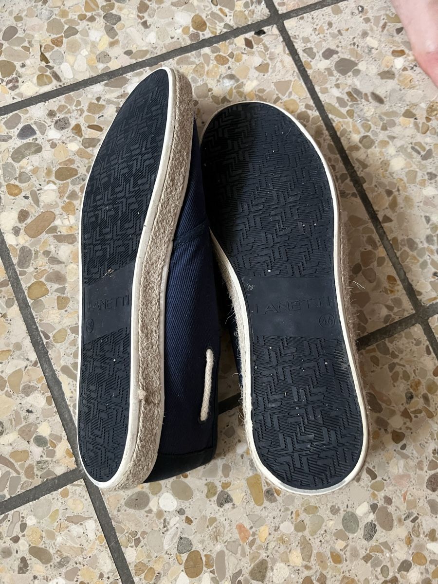 Herrenschuhe: Blaue Stoffschuhe "Lanetti", Gr. 46 – Gebraucht aus Bad Zurzach von Heugumper7 3