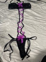 Dessous Spitze Straps String BH 1 Size Neu Gratis Versand