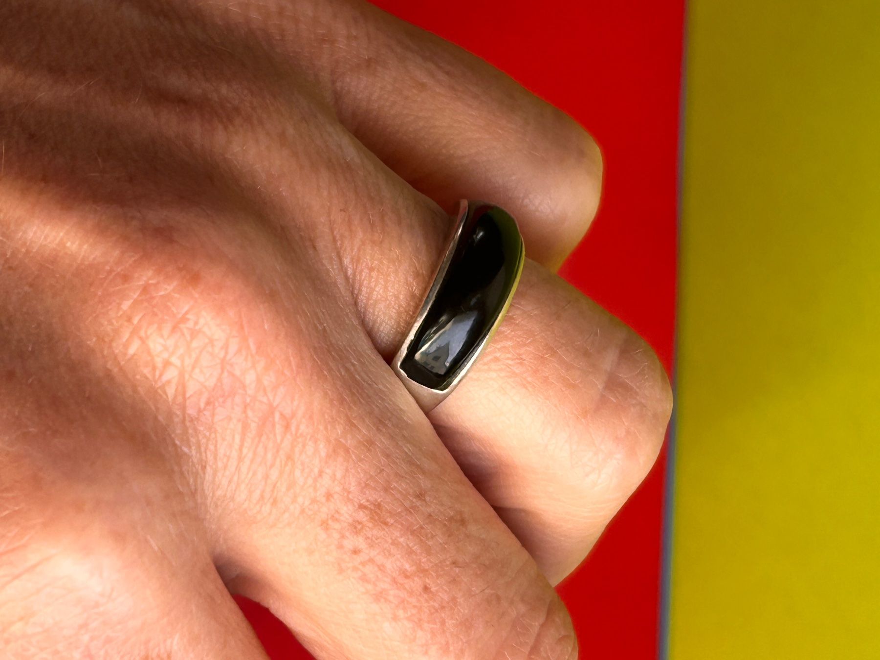 Anelli: Silberring mit Onyx (Gr. 54) – Usato da Dittingen venduto da Bijoubelle 2