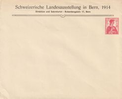 ungebrauchte Ganzsache der Direktion der Landi 1914 in Bern