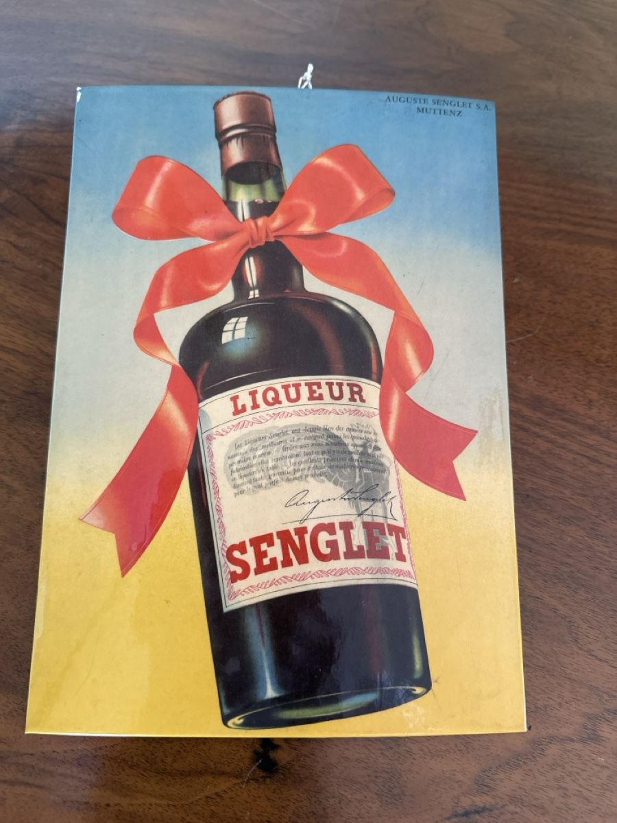 Posters & Illustrations: Alte Kartonwerbung , Liqueur Senglet – D'occasion à Oberohringen par nichtmehrneu