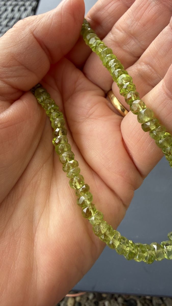 Catenine: Wunderschöne Peridot-Halskette, 47 cm – Nuovo e nell'imballaggio originale da Ebikon venduto da Leonidas2 7