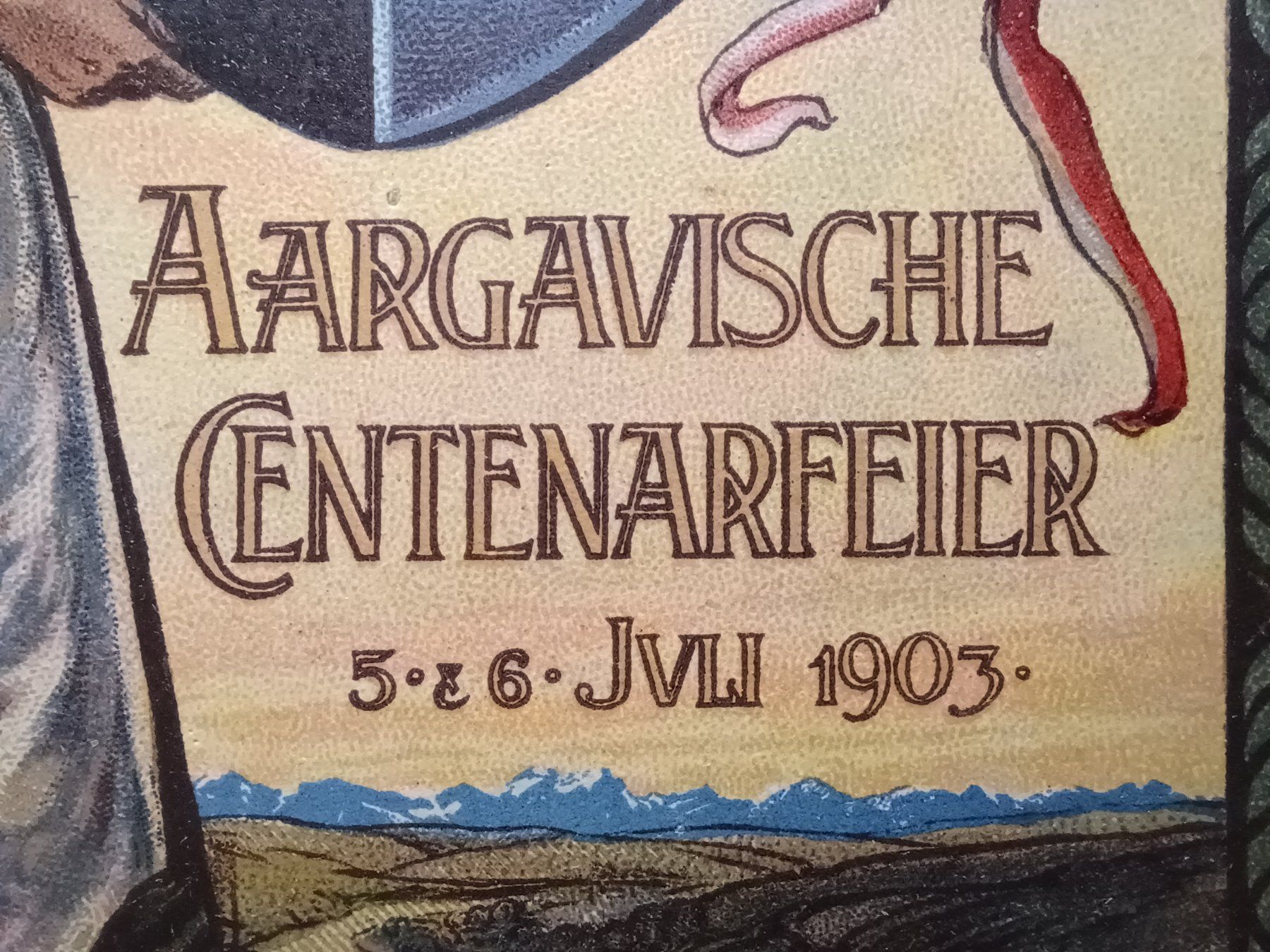 Cartoline postali: Aarg. Centenarfeier 1903, Aarg. Tracht – Usato da Aarau Rohr venduto da mgvw 1