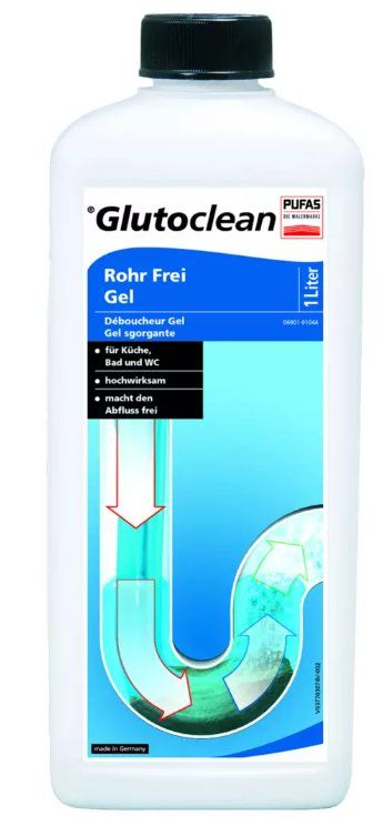Prodotti di pulizia: Glutoclean Rohr Frei Gel 1 l – Nuovo e nell'imballaggio originale da Koppigen venduto da Bracher_Mail-House 1