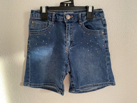 Shorts en jean MANOR enfant taille 122/128 