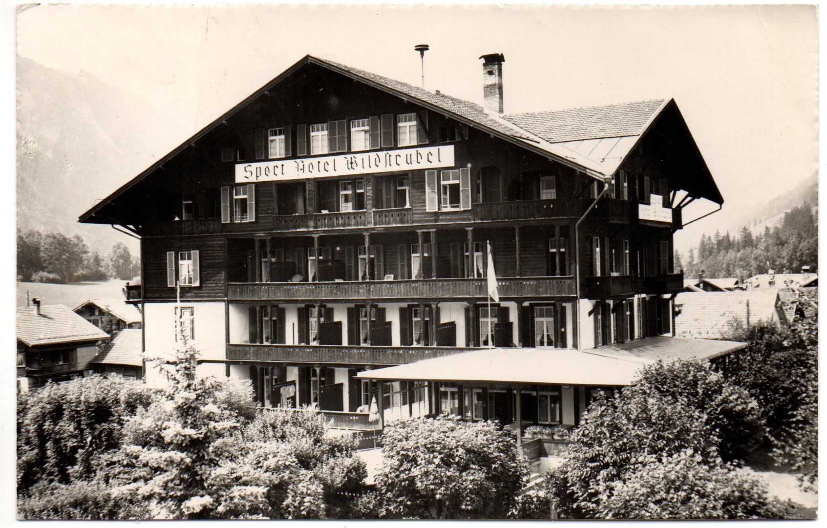 Cartoline postali: LENK Sporthotel Wildstrubel – Usato da Jona venduto da philajona