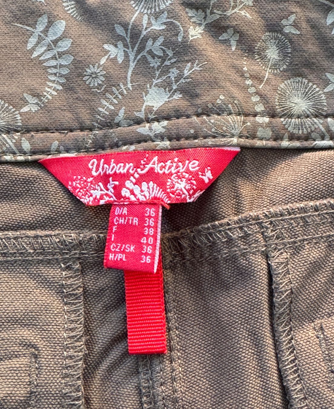 Pantaloni: kurze Wanderhose braun -Grösse 36 – Usato da Arbon venduto da drs64 2