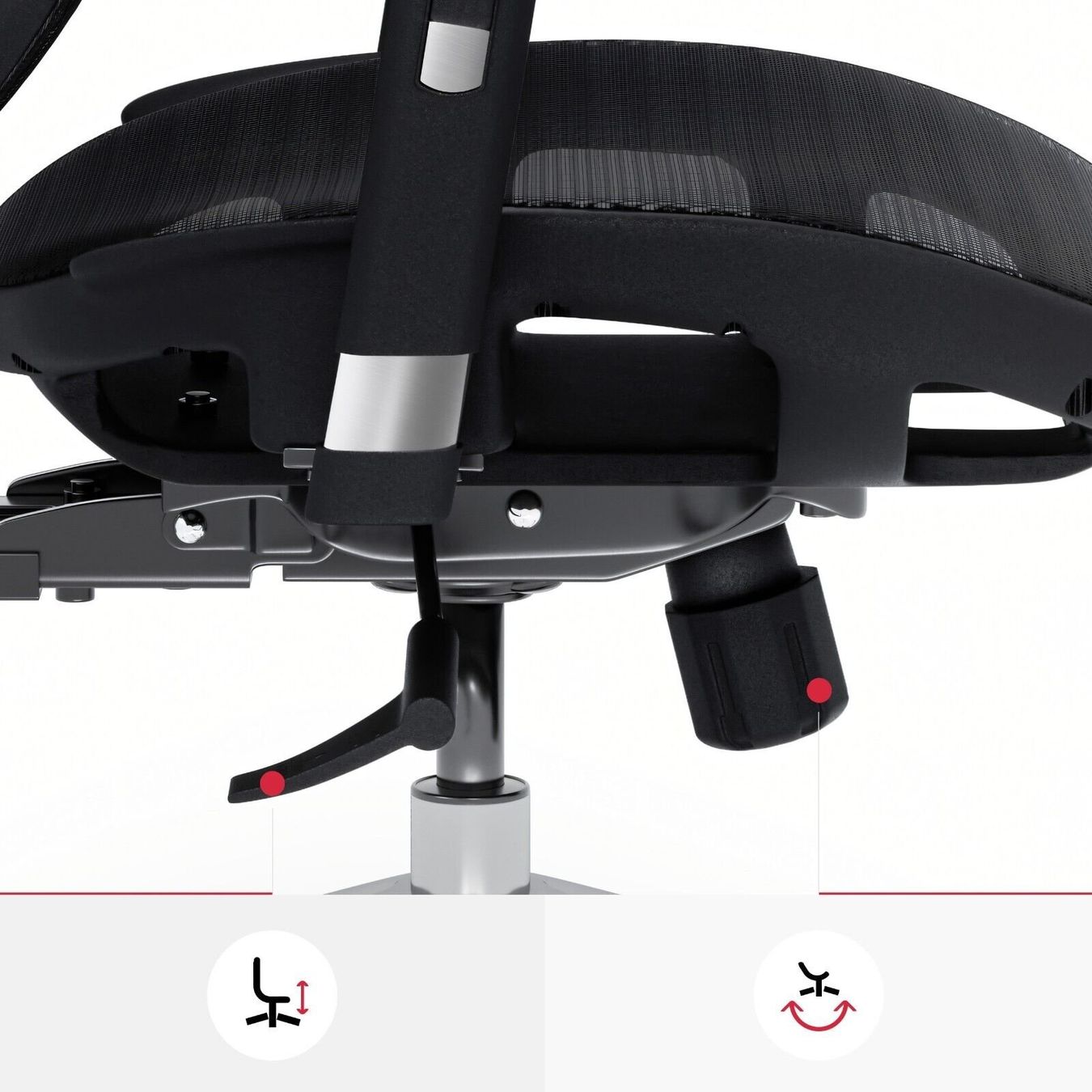 Sedie: Ergonomischer Schreibtischstuhl Diablo V-Basic - Schwarz – Nuovo e nell'imballaggio originale da Wallenwil venduto da toesstal-vertrieb 6