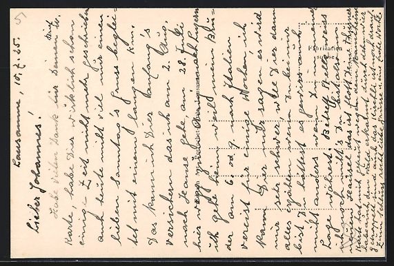 Cartoline postali: Lausanne, Place de la Gare et Petit Chen – Usato da Berlin venduto da bartko-reher 1