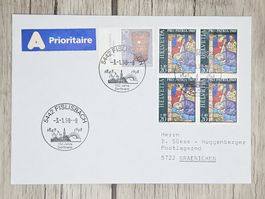 CL11 Enveloppe + Timbre Suisse 1998