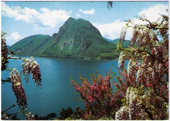 Ansichtskarten: Lugano - Monte S. Salvatore – Gebraucht aus Binningen von Mountainrider