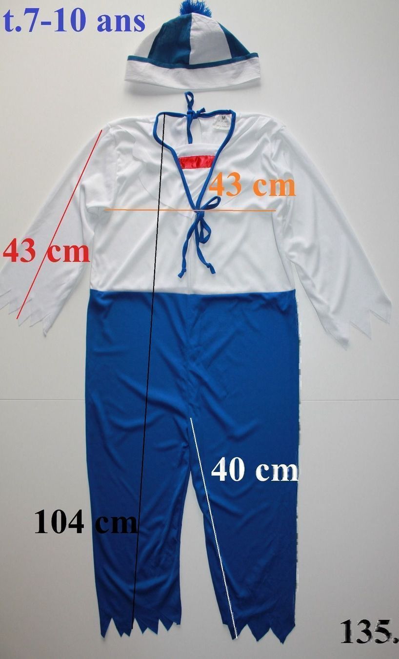 Kostüme: Costume marin t. 7 - 10 ans – Gebraucht aus Peseux von Gilloss 1