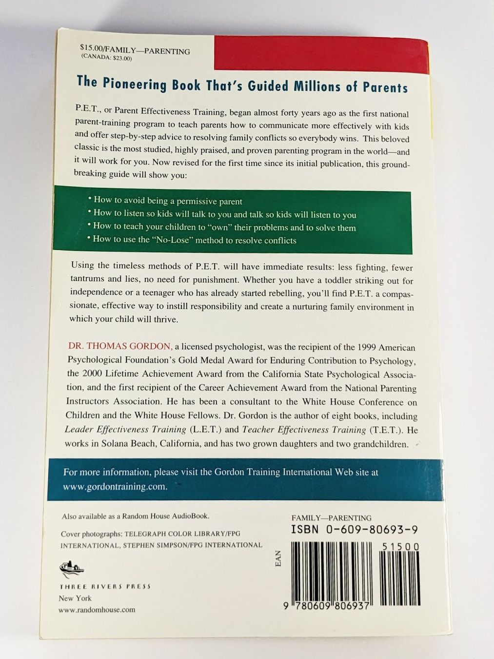 Libri: P.E.T. Parent Effectiveness Training by Dr.T.Gordon – Usato da Meilen venduto da GypsyCat 1