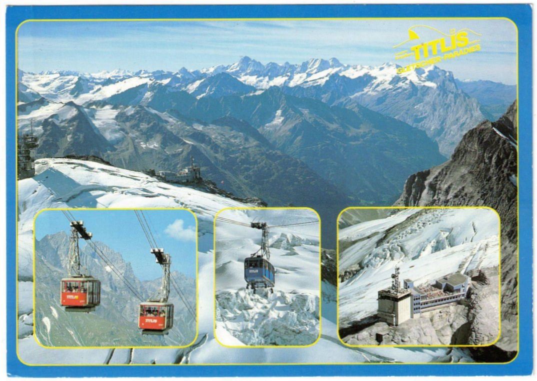 Ansichtskarten: Engelberg - 4 Bild AK Titlis – Gebraucht aus Binningen von Mountainrider