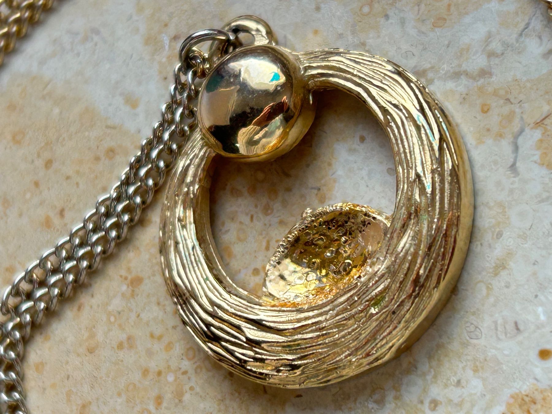 Ketten: Kette goldener Ring (Modeschmuck) – Gebraucht aus Laufen von Bellebellezza 2