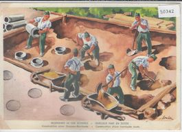 Armee Suisse - Konstruktion einer Strassen-Barrikade - barri