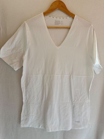 SLOGGI Men, Shirt ZERO FEEL V-Neck, Grösse M,1 Stück Weiss