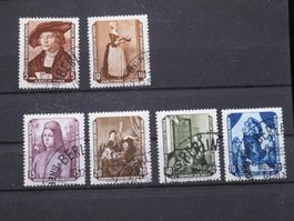 DDR 1955 Zurückgeführte Gemälde gest.