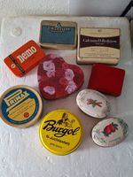 Lot Blechdöschen, 9Stück
