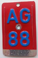Vintage Velo Nummer AG 88 - für Sammler - Geburtstage
