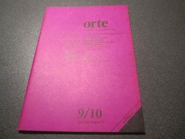 Riviste & Magazine: Orte Schweizer Literaturzeitschrift 09/1 – Usato da Zürich venduto da Motzkuh