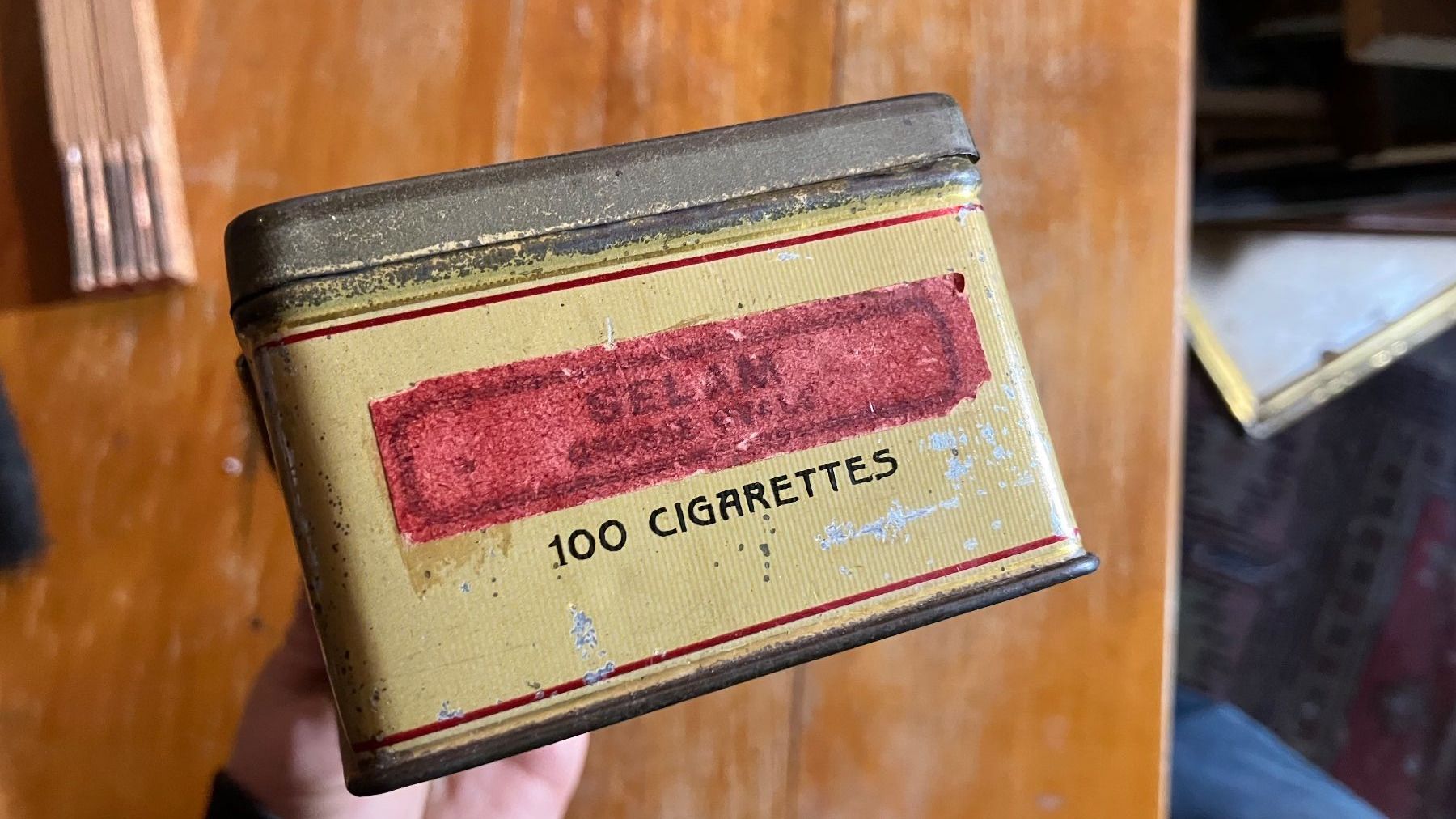 Barattoli: Boite ancienne Cigarette Tabac REGIE Blechdose Tabak – Usato da St-Cierges venduto da LeRegain 4