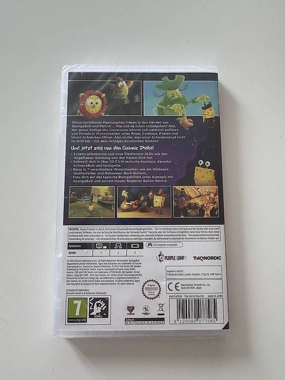 Giochi: Spongebob The Cosmic Shake(neu & originalverpackt) – Usato da Bern venduto da lua_8gcv 1