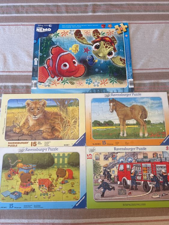 Magnetische Puzzles Für Kinder 3-5 Jahre – 3 Puzzles (20/25/30 Teile), Tiermotive, Reisespiel