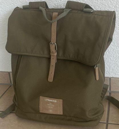 LÄSSIG Rucksack dunkelgrün guter Zustand
