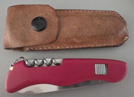 Feuerwehr Taschenmesser Victorinox mit Echt Leder tasche