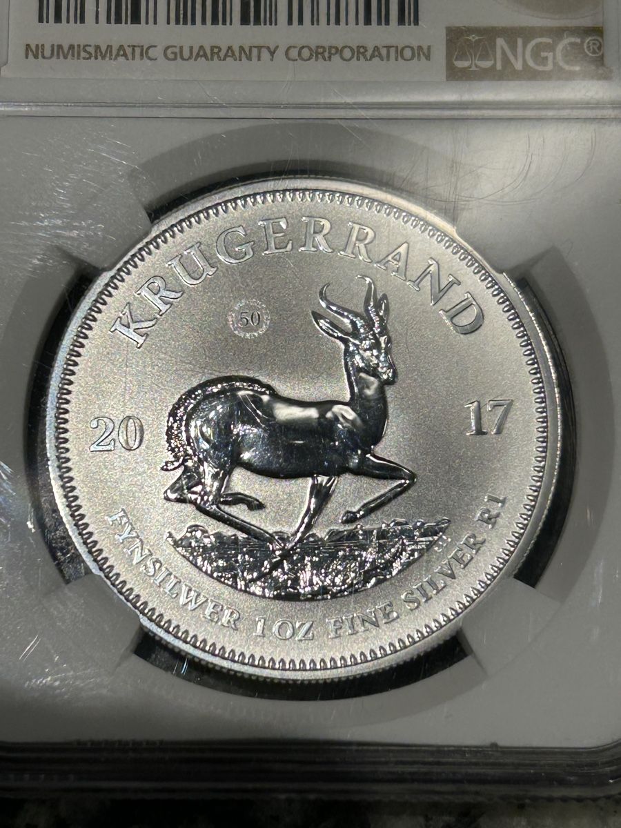 Tutti le monete: Krügerrand 2017 NGC SP68 – Nuovo (secondo la descrizione) da St. Gallen venduto da Tenkmaster 1