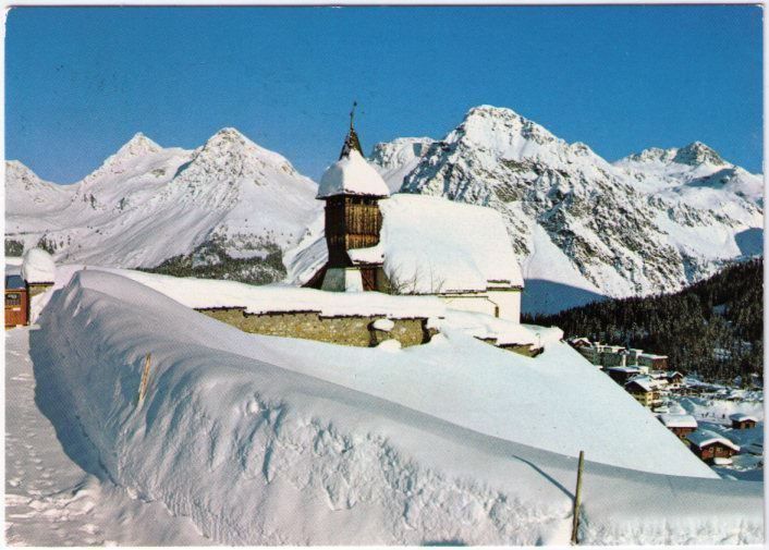 Cartoline postali: Arosa - Bergkirchli – Usato da Binningen venduto da Mountainrider